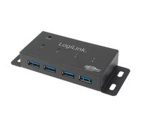 LogiLink UA0149 USB 3.0 HUB 4-port, metal, incl. power display