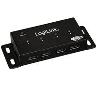 LogiLink UA0149 interface hub 5000 Mbit/s Grey