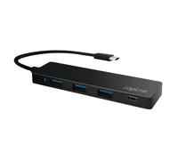 LogiLink UA0311 USB-C 3.2 Gen 2 multiport hub 4 ports black