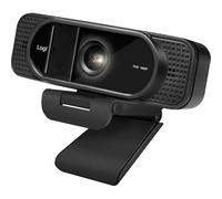 LogiLink UA0381 Conference HD USB Webcam, 96° Wide Angle Lens, Dual Microphone with Noise Cancellation, Fixed Focus, Low Light Correction, for Video Conferencing & Live Streaming