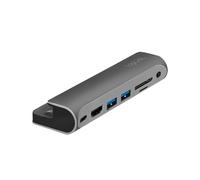 LogiLink UA0385 laptop dock/port replicator USB Type-C Black, Silver