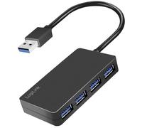 LogiLink UA0396 USB 3.1 hub 1st Gen Black 4-port splitter USB-A an...