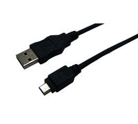 LogiLink USB 2.0 A/mini-A 3m USB cable USB A Mini-USB A Black