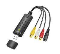 Logilink VG0030A - USB 2.0 Audio/Video Grabber, 3xRCA + miniDIN5 (S-Video) for Windows 7/8/10/11, Mac OS 10.7 or higher, Android 5.0 or higher