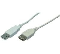 LogiLink 2m USB 2.0 USB cable USB A Grey
