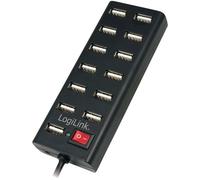 LogiLink® USB 2.0 Hub 13-Port With On/Off Switch