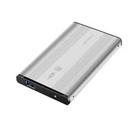 Logilink USB 3.0 Hard Drive Enclosure for 2.5 Inch SATA Hard Drives Aluminium Enclosure Colour: Silver
