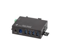 LogiLink USB 3.0 Hub. 4-port. metal case. industrial level. DIN rail