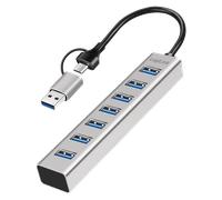 LogiLink USB 3.0 Hub. 7-port. USB-A. aluminum housing