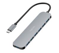 LogiLink USB 3.2 Gen1 Hub. 7-port . USB-C. PD 20W. aluminum
