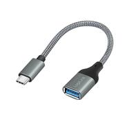 LogiLink USB 3.2 Gen1 Type-C adapter. C/M to USB-A/F. OTG. auminum. 0.