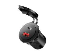 LogiLink USB Built-in Charger. 2port. USB-AF & USB-CF. 60W. w/PD.