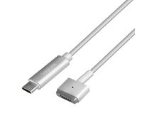 LogiLink USB-C to Apple MagSafe 2 charging cable. silver
