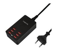 Logilink USB Type-A Charger IPW USB 6P32W Black