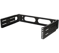 LogiLink W02B40B Frame Accessory Mounting Bracket - Rack Accessory (Mounting Bracket, Black, 12 kg, 2U, 48.3 cm (19"), 494 mm)