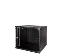 LogiLink W09B54B rack cabinet 9U Wall mounted rack Black