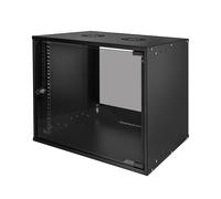 LogiLink W09C55B rack cabinet 9U Wall mounted rack Black