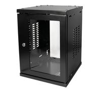 LogiLink W09Z33B rack cabinet 8U Wall mounted rack Black
