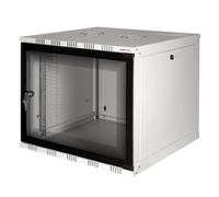 LogiLink W15A40G ECO Wall Cabinet 15HE (400 mm Depth), Flat Pack (Unassembled), 48.26 cm (19 Inches) Light Grey