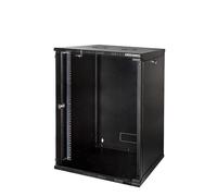 LogiLink W15B54B rack cabinet 15U Wall mounted rack Black