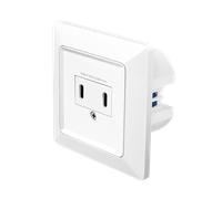 LogiLink Wall outlet with 2-port USB-C charger. 25W PD