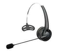 LogiLink Wireless Mono Headset (Left/Right Portable), Flexible Microphone, BT Version 6.0, USB-C, Up to 10 Hours Talk Time, 10 m Range