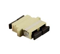 LogiLink Zubehör Diktiergeräte fibre optic adapter SC/SC 1 pc(s) Beige