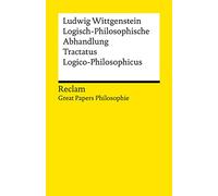 Logisch-Philosophische Abhandlung. Tractatus Logico-Philosophicus. [Great Papers Philosopie]: Wittgenstein, Ludwig - philosophische Texte; Analyse - 14245