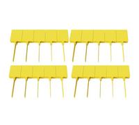 Logistics Labels - Security Shipping Seals, 100 Logistics Labels, Writable Marker Ties | Waterproof Label for Labeling, 100 Self-Locking Logistic Use Big Tags, Cable Ties Label, Shipping, Transportat