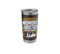 Logistics Night Shift Warehouse Overnight Stainless Steel Insulated Tumbler