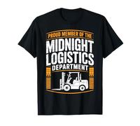 Logistics Night Shift Warehouse Overnight T-Shirt