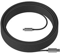 Logitech (10m Extended-Length SuperSpeed USB 3.1 Gen 2 10Gbps Cable - 939-001799 (Dark Grey)