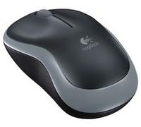 LOGITECH 910-002235 MOUSE, WIRELESS M185, BLACK/SILVER