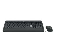 Logitech MK540 Advanced Wireless Keyboard and Mouse Combo for Windows, QWERTY Pan Nordic Layout - Black