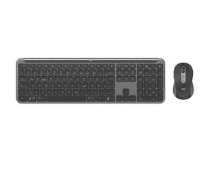 Logitech 920-012483 keyboard Mouse included Office RF Wireless + Bluetooth QWERTZ German Graphite