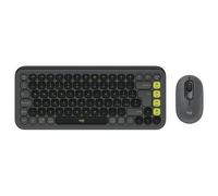 Logitech 920 013115 POP Icon Combo Graphite And Green Keyboard And Mouse