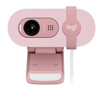 Logitech Brio 100 Full HD Webcam for Meetings and Streaming, Auto-Light Balance, Built-In Mic, Privacy Shutter, USB-A, for Microsoft Teams, Google Meet, Zoom and More - Rose