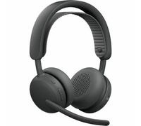 Logitech Zone Wireless 2 ES for Business - Wireless dual headset with adaptive hybrid ANC | Certified for Microsoft Teams | Graphite