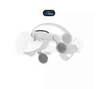 Logitech Chorus VR Off-Ear Headset for Meta Quest 2, designed for gaming and VR fitness, lightweight, open air immersive audio, flip to mute, USB-C passthrough - White