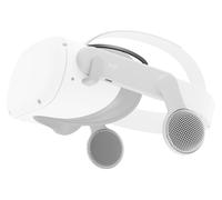 Logitech Chorus VR Off-Ear Headset for Meta Quest 2, designed for gaming and VR fitness, lightweight, open air immersive audio, flip to mute, USB-C passthrough - White