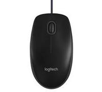 Logitech B100 Wired USB Mouse, 3-Buttons, 1000dpi