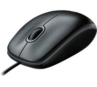 Logitech B100 Wired Usb Mouse 3 Buttons Optical Tracking Ambidextrous Pc Mac Laptop Black