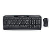 Logitech Wireless Keyboard and Mouse MK330 QWERTY Black