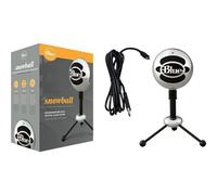 Logitech Blue Snowball Silver USB Microphone ALUMINIUM BRAND NEW