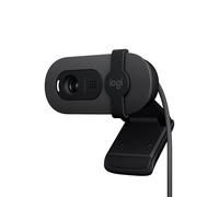 Logitech Brio 100 Full HD Webcam for Meetings and Streaming, Auto-Light Balance, Built-In Mic, Privacy Shutter, USB-A, for Microsoft Teams, Google Meet, Zoom and More - Graphite, New