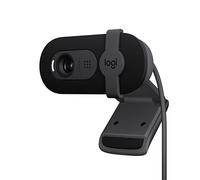 Logitech Brio 101 Full HD 1080p Webcam Made for Meetings and Works for Streaming - Auto-Light Balance, Built-in Mic, Privacy Shutter, USB-A, for Microsoft Teams, Google Meet, Zoom, and More - Black
