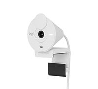 Logitech Brio 300 Full HD Webcam with Privacy Shutter, Noise Reduction Microphone, USB-C, Certified for Zoom, Microsoft Teams, Google Meet, Auto Light Correction - Off-white