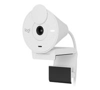 Logitech Brio 300 Full HD Webcam with Privacy Shutter, Noise Reduction Microphone, USB-C, Ceritified for Zoom, Microsoft Teams, Google Meet, Auto Light Correction, Streaming Webcam - White