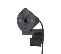 Logitech Brio 300 Full HD Webcam with Privacy Shutter, Noise Reduction Microphone, USB-C, Ceritified for Zoom, Microsoft Teams, Google Meet, Auto Light Correction, Streaming Webcam - Graphite