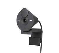 Logitech Brio 300 Full HD Webcam with Privacy Shutter, Noise Reduction Microphone, USB-C, Ceritified for Zoom,Streaming Webcam - Graphite